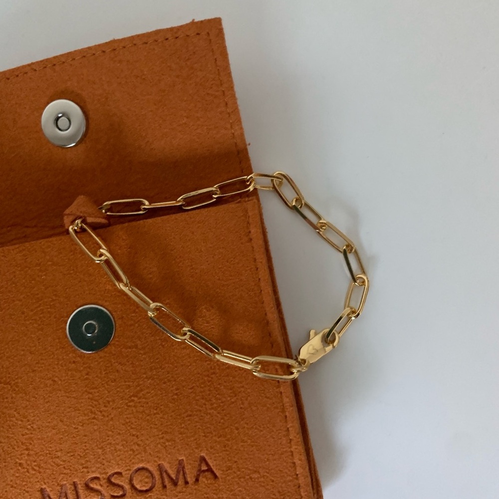 Missoma Classic Paperclip Chain Bracelet S/M
